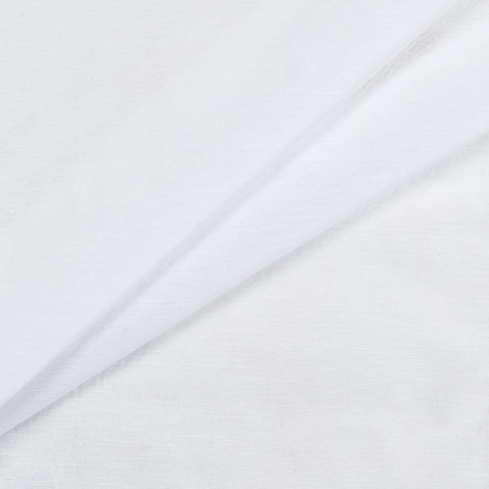 Ellis Stacey 1.5" Rod Pocket High Quality Fabric Solid Color Door Panel White