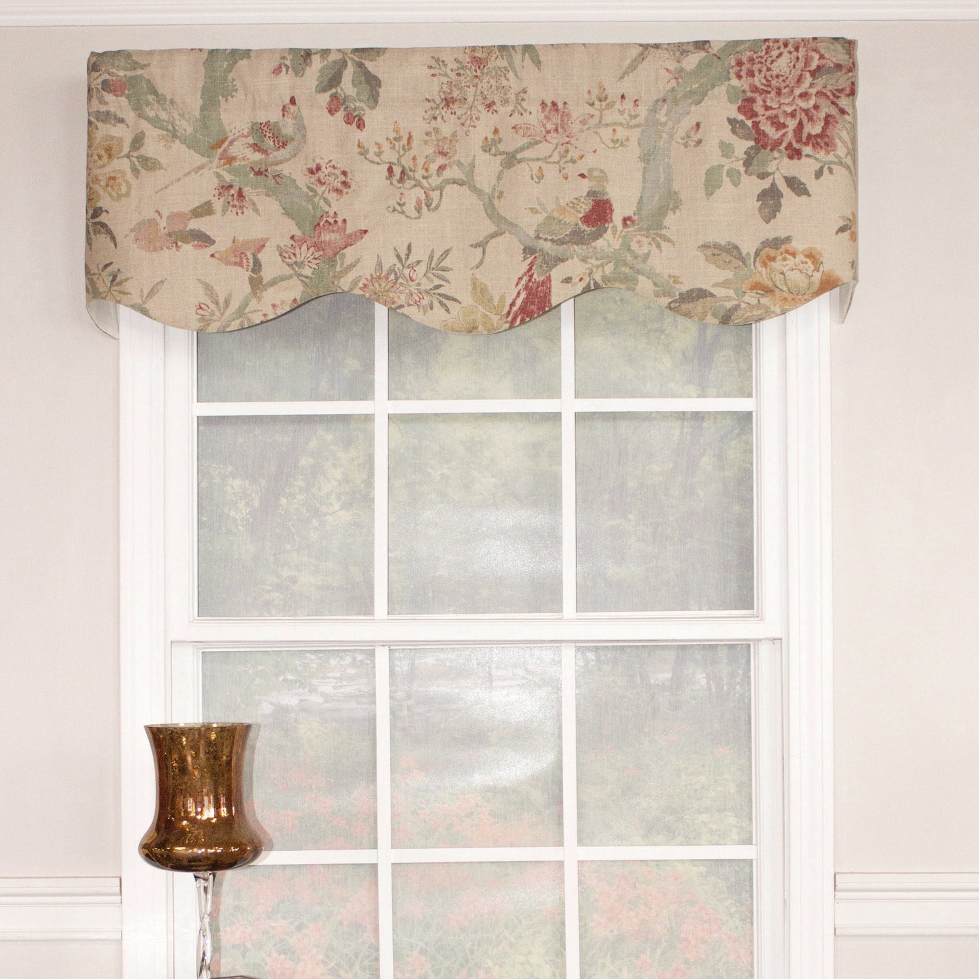 Ariel Provance Style 3" Rod Pocket Valance 50" x 17" Woodland by RLF Home