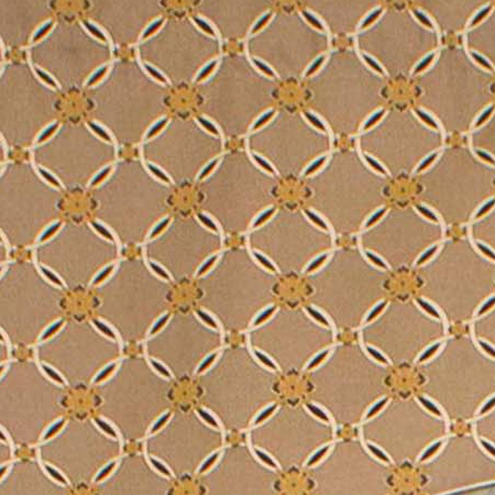 Andromeda Geometric Arch 3" Rod Pocket Valance 50" x 17" Stone by RLF Home