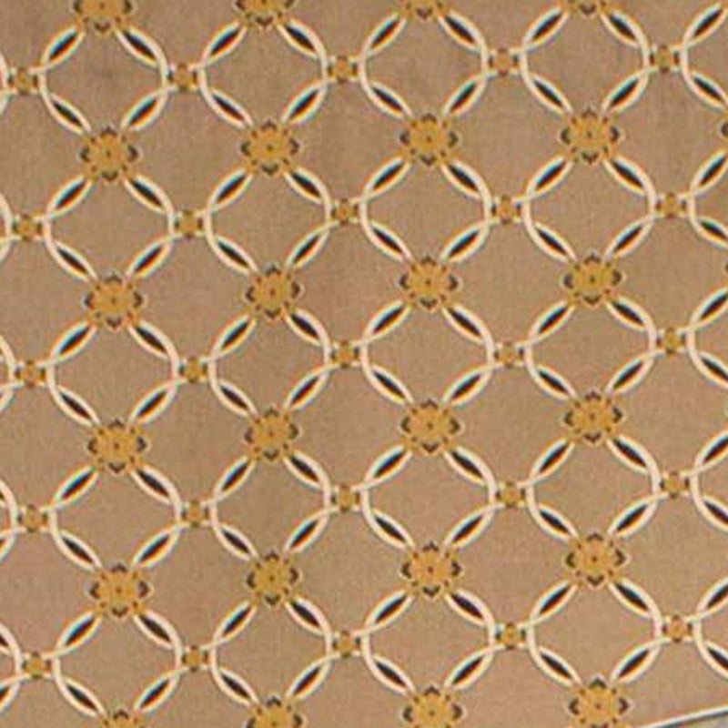 Andromeda Geometric Arch 3" Rod Pocket Valance 50" x 17" Stone by RLF Home