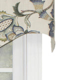 Ophelia Regal Style All Season 3" Rod Pocket Valance 50" x 17" Blue by RLF Home