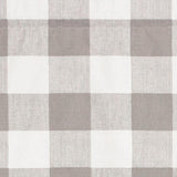 Grande Check Regal Style 3" Rod Pocket Valance 50" x 17" Taupe by RLF Home