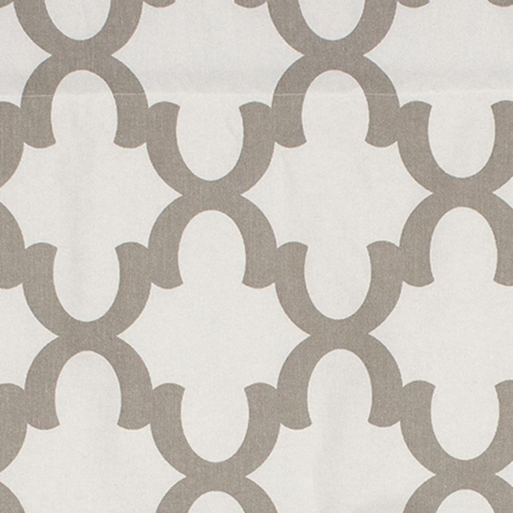 Ogee Style All Season Regal 3" Rod Pocket Valance 50" x 17" Taupe by RLF Home