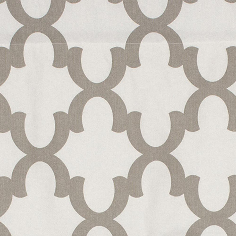 Ogee Style All Season Regal 3" Rod Pocket Valance 50" x 17" Taupe by RLF Home