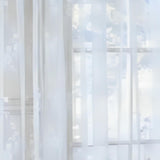 Commonwealth Habitat Mona Lisa Jacquard Lace Tailored Sheer Panel - White
