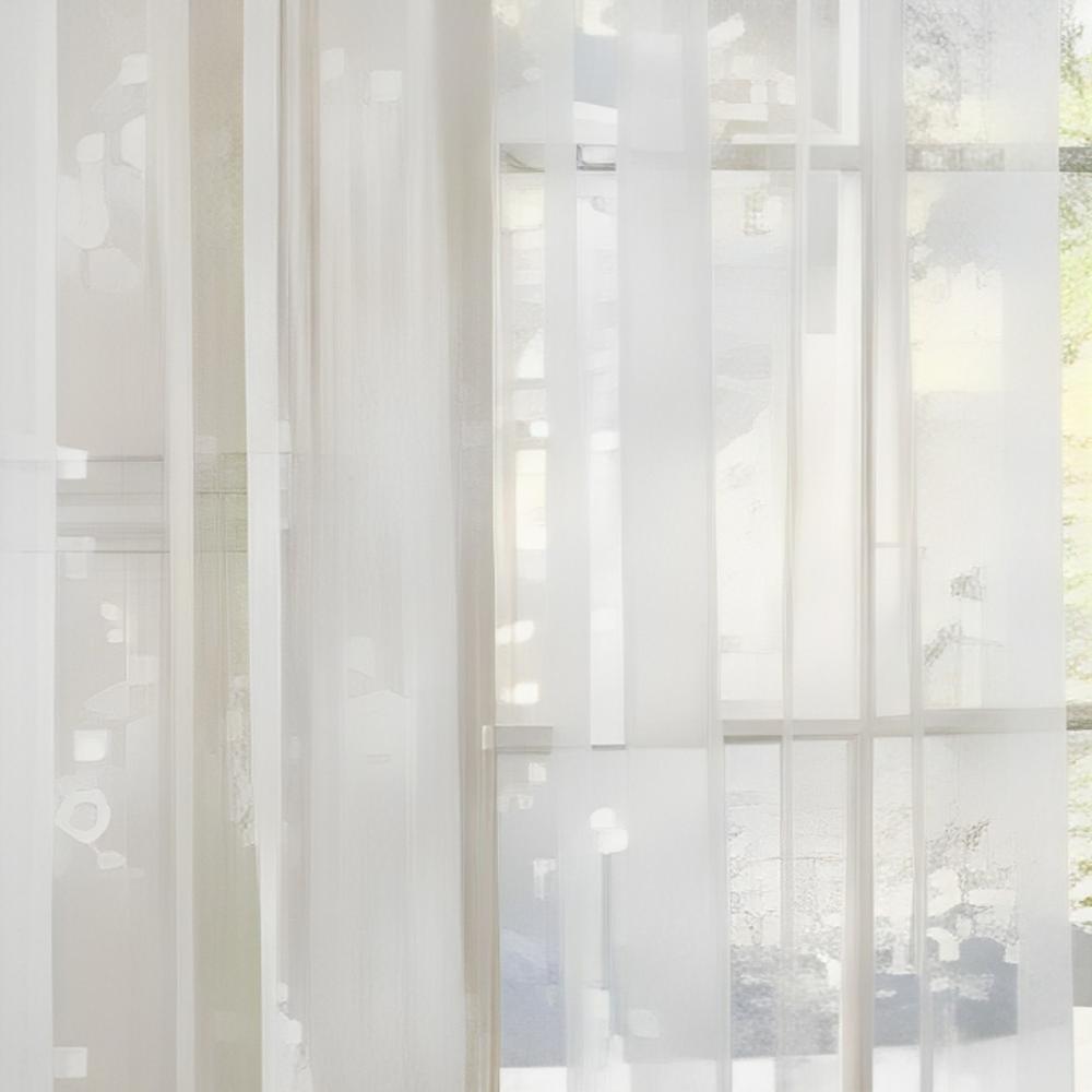 Commonwealth Habitat Mona Lisa Jacquard Lace Tailored Sheer Panel - 56x54"