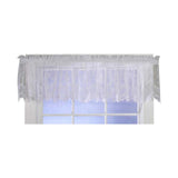 Commonwealth Habitat Mona Lisa Jacquard Scalloped Lace Tailored Valance - 56x15