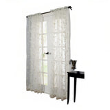 Commonwealth Habitat Venice An Embroidered Sheer Tailored Window Panel - White