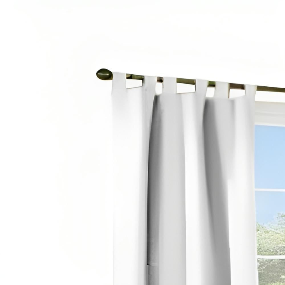 Commonwealth Thermalogic Weather Insulated Cotton Fabric Tab Panels Pair - White