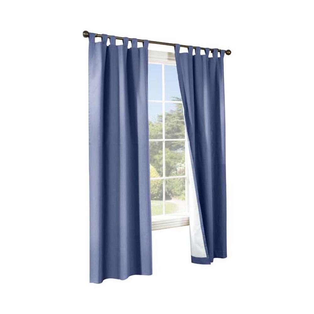 Commonwealth Thermalogic Weather Insulated Cotton Fabric Tab Panels Pair - Blue