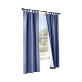 Commonwealth Thermalogic Weather Insulated Cotton Fabric Tab Panels Pair - Blue
