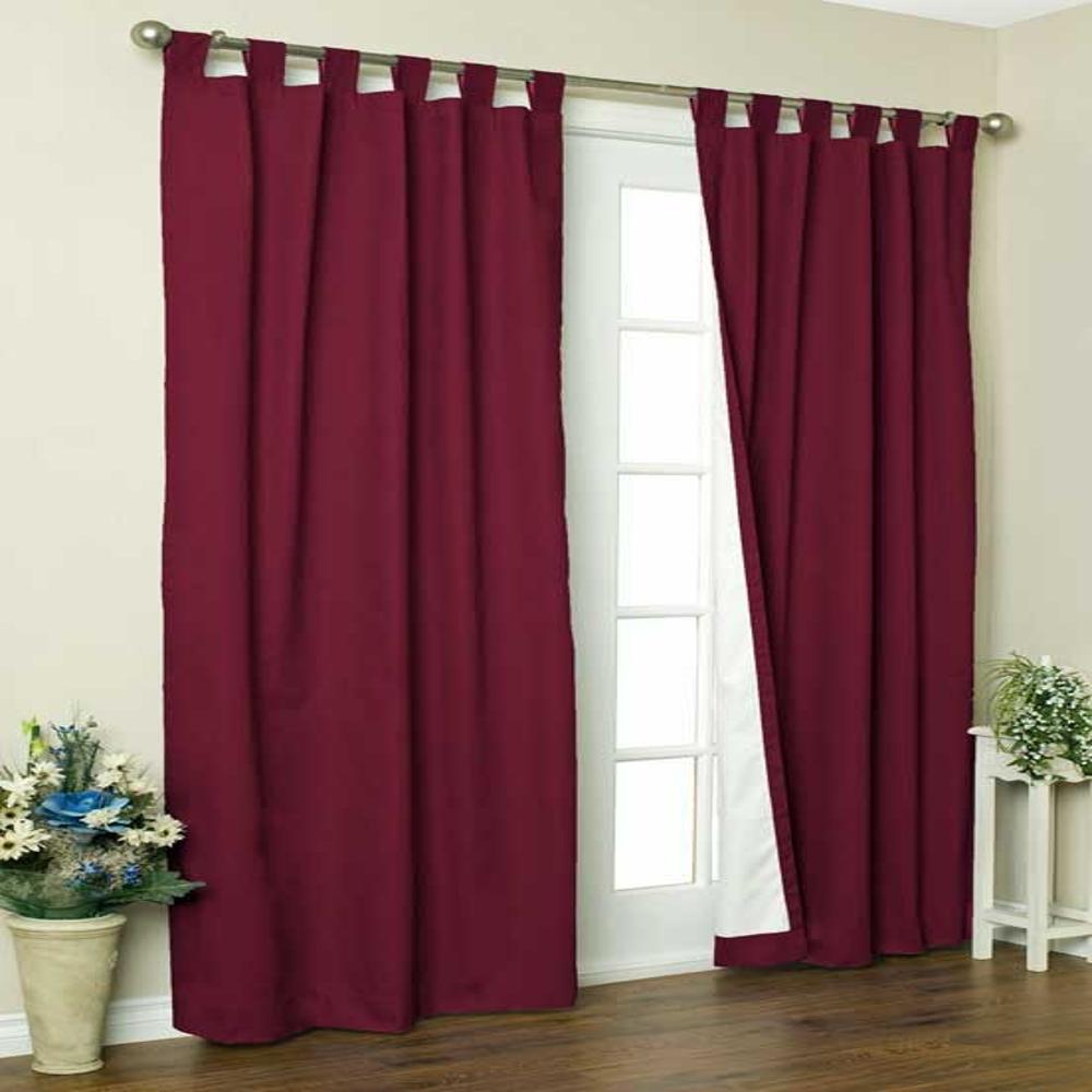 Commonwealth Thermalogic Weather Cotton Fabric Tab Panels Pair - 80x84"