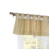 Commonwealth Thermalogic Weather Insulated Cotton Fabric Tab Valance - 40x15"