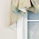 Linen Floral Empire Valance for Windows up to 48in or 60in by RLF Home