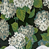 Hydrangea Ruffled Provance valance 3in Rod Pocket 50in x 17in by RLF Home
