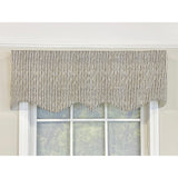 Duval Regal Valance 3in Rod Pocket 50in x 17in for Kitchen Living Room by RLF Home