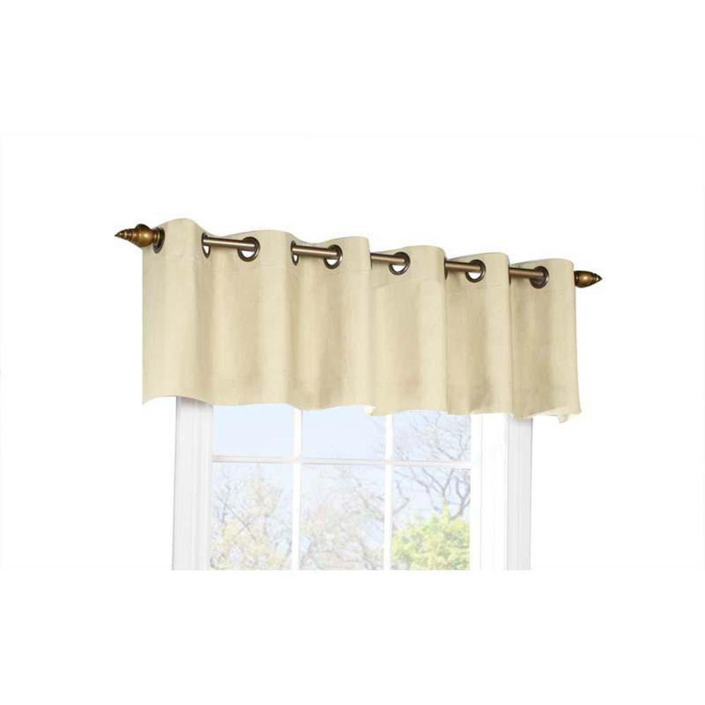 Commonwealth Thermalogic Weather Cotton Fabric Grommet Top Valance - 40"x15"
