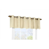 Commonwealth Thermalogic Weather Cotton Fabric Grommet Top Valance - 40x15"