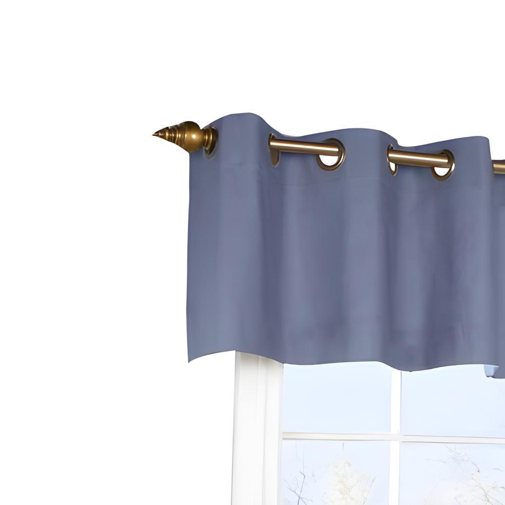 Commonwealth Thermalogic Weather Cotton Fabric Grommet Top Valance - 40"x15"
