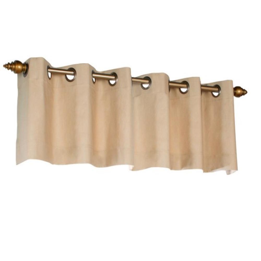 Commonwealth Thermalogic Weather Cotton Fabric Grommet Top Valance - 40"x15"