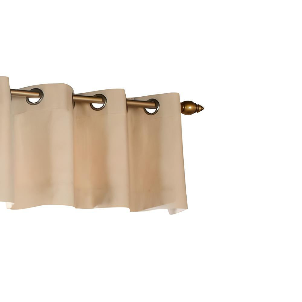 Commonwealth Thermalogic Weather Cotton Fabric Grommet Top Valance - 40"x15"