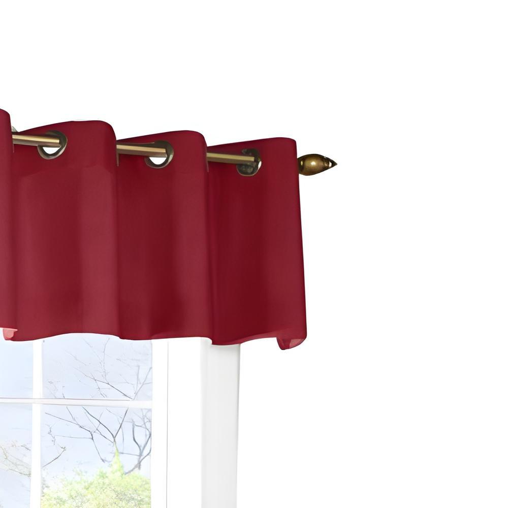 Commonwealth Thermalogic Weather Cotton Fabric Grommet Top Valance - 40"x15"