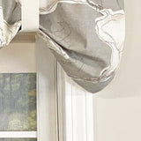 Calla Suspender 3" Rod Pocket Ribbon Ties Window Valance 50" x 16" by RLF Home