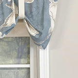 Calla Suspender 3" Rod Pocket Ribbon Ties Window Valance 50" x 16" by RLF Home
