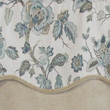 Gianna Glory 3in Rod Pocket Layered Window Valance 50in x 16in by RLF Home