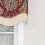 Wakeshire Glory 3in Rod Pocket Layered Window Valance 50in X 16in by RLF Home