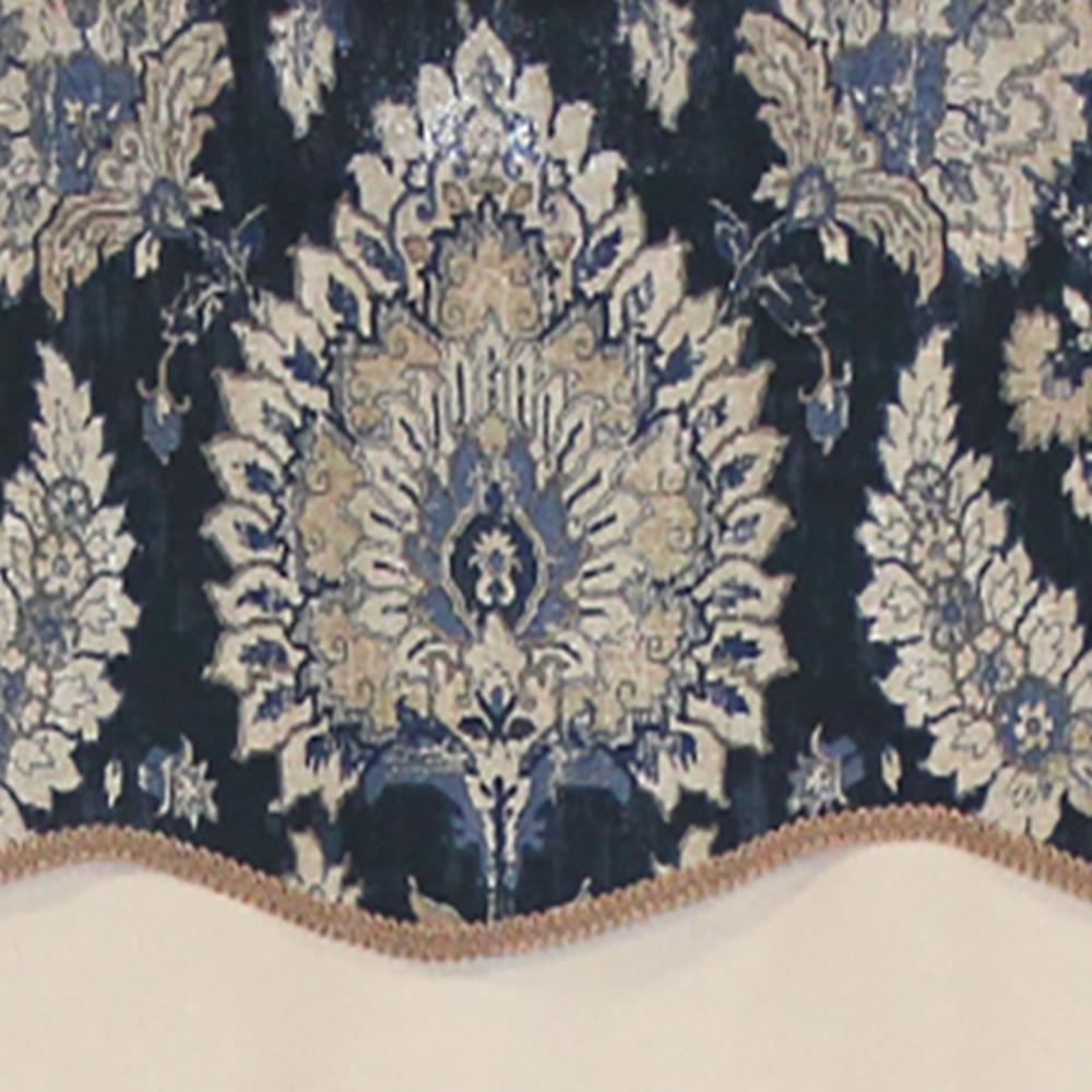 Wakeshire Glory 3in Rod Pocket Layered Window Valance 50in X 16in by RLF Home