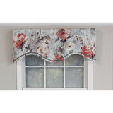 Tia Cornice 3in Rod Pocket Elevated Trim Decor Window Valance 50in X 17in by RLF Home