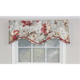 Tia Cornice 3in Rod Pocket Elevated Trim Decor Window Valance 50in X 17in by RLF Home