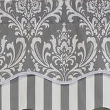 Ozbourne Glory 3in Rod Pocket Layered Window Valance 50in x 16in by RLF Home