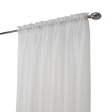 Habitat Rhapsody Voile Sheer Rod Pocket Light Filtering style Allows Natural Light Flow Curtain Panel Shell