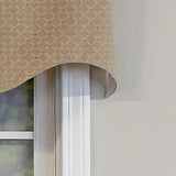 Passat Regal High-Quality 3in Rod Pocket Window Valance 50" x 17" by RLF Home
