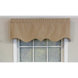 Passat Regal High-Quality 3in Rod Pocket Window Valance 50" x 17" by RLF Home