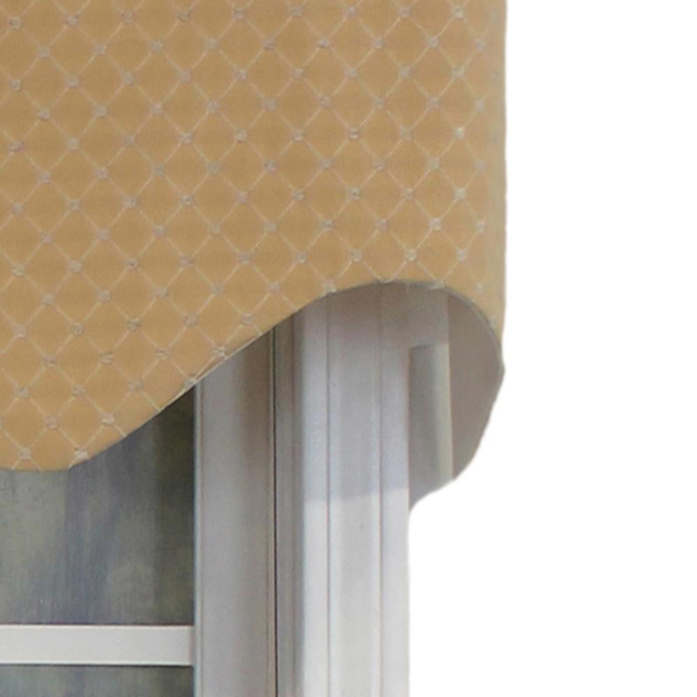 Passat Regal High-Quality 3in Rod Pocket Window Valance 50" x 17" by RLF Home