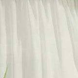 Commonwealth Outdoor Decor Escape Voile Hook and Loop Tab Curtain Panel - Ivory