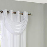 Commonwealth Thermavoile Rhapsody Lined Grommet Ascot Valance - 36x19"