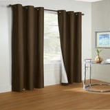 Thermalogic Prelude Room Darkening Providing Daytime and Nighttime Privacy Grommet Curtain Panel 40
