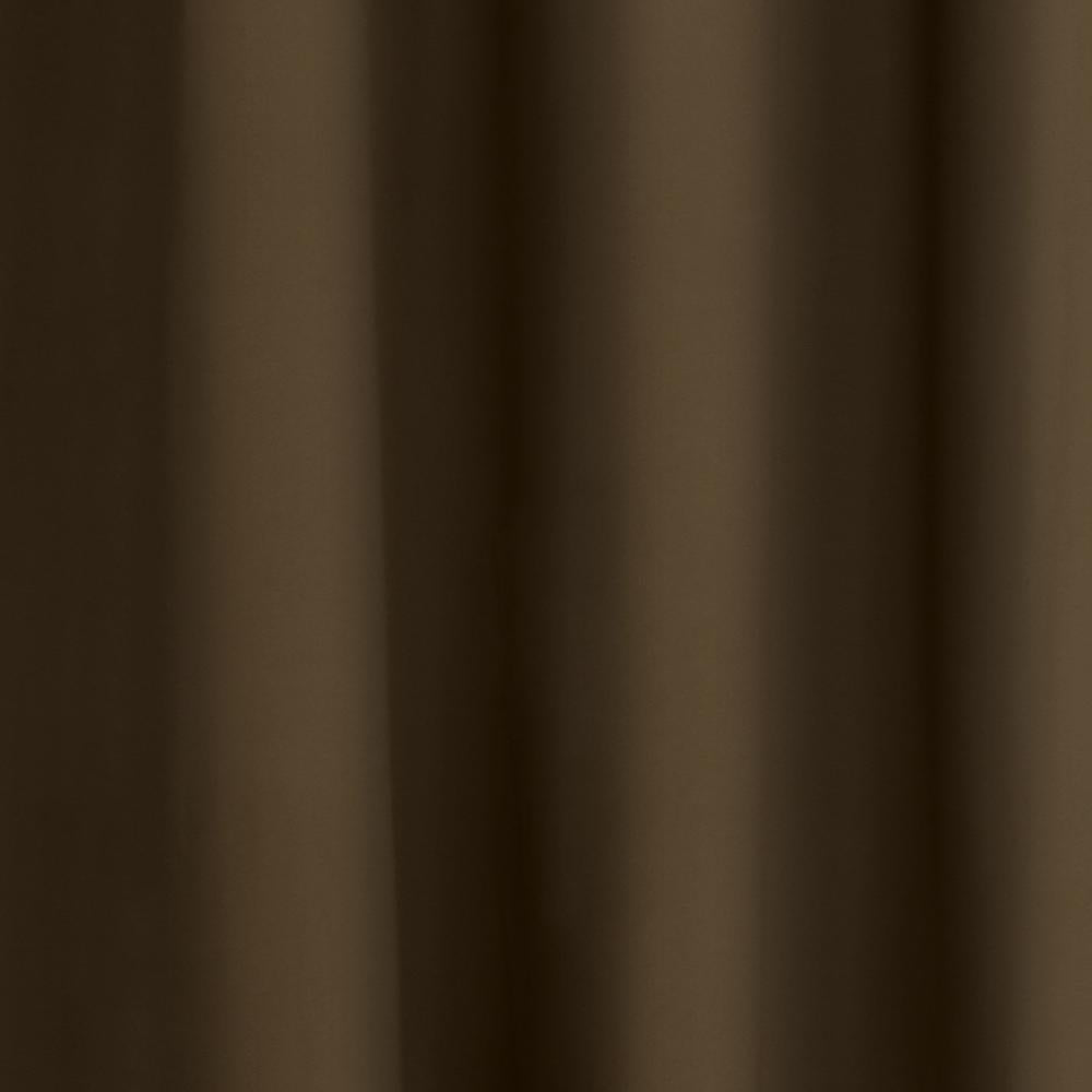 Thermalogic Prelude Room Darkening Providing Daytime and Nighttime Privacy Grommet Curtain Panel 40" x 84" Brown