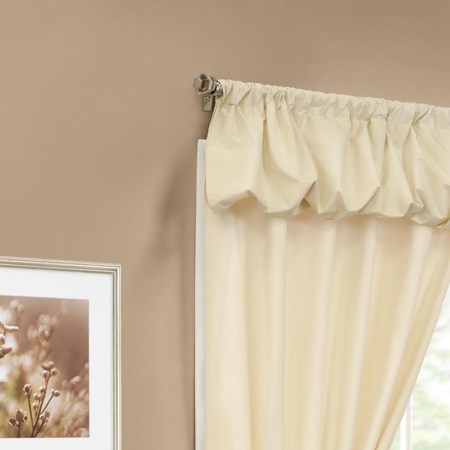 Commonwealth Thermalogic Prescott Energy Efficient 5 Piece Window Curtain Set - Ivory