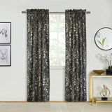 Commonwealth Rockport Pole Top Dressing Window Curtain Panel Pair - Dark Grey