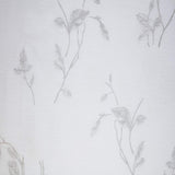 Commonwealth Giardino-71679-109-84-001 Printed Floral Curtain, White
