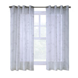 Commonwealth Giardino Grommet Curtain Panel Window Dressing - White
