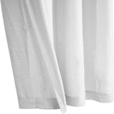 Commonwealth Harmony 71712-109 Solid Color Curtain Panel, 52" Wide by 63" Long, White