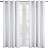 Commonwealth Harmony 71712-109 Solid Color Curtain Panel, 52" Wide by 63" Long, White