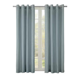 Commonwealth Harmony Grommet Curtain Panel Window Dressing - 52x63", Blue