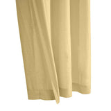 Habitat Harmony Light Filtering Crinkled Texture on Supple Drapeable Flowing Fabric Grommet Curtain Panel Yellow